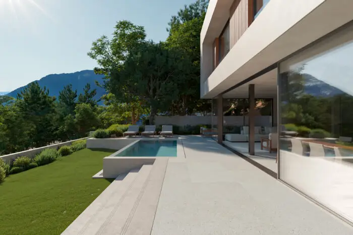Luxury private terrace in Sa Tuna, Begur, with stunning Mediterranean sea views. Exclusive Gusto design.