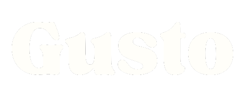 Logo transparente de Gusto, promotora inmobiliaria de lujo.
