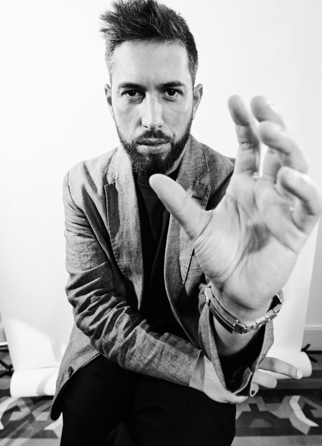 Portrait of Enric Bertrán, co-founder of Gusto, luxury real estate brand.